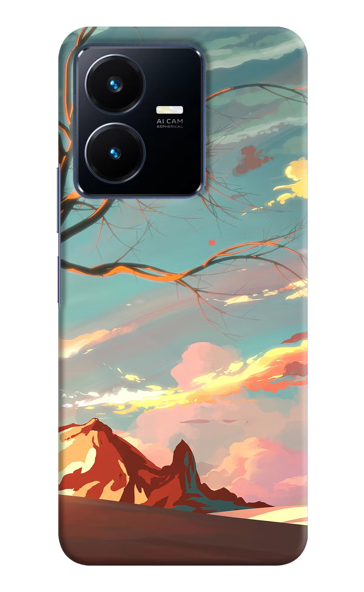 Scenery Vivo Y22 Hard Case Back Cover by Casekaro
