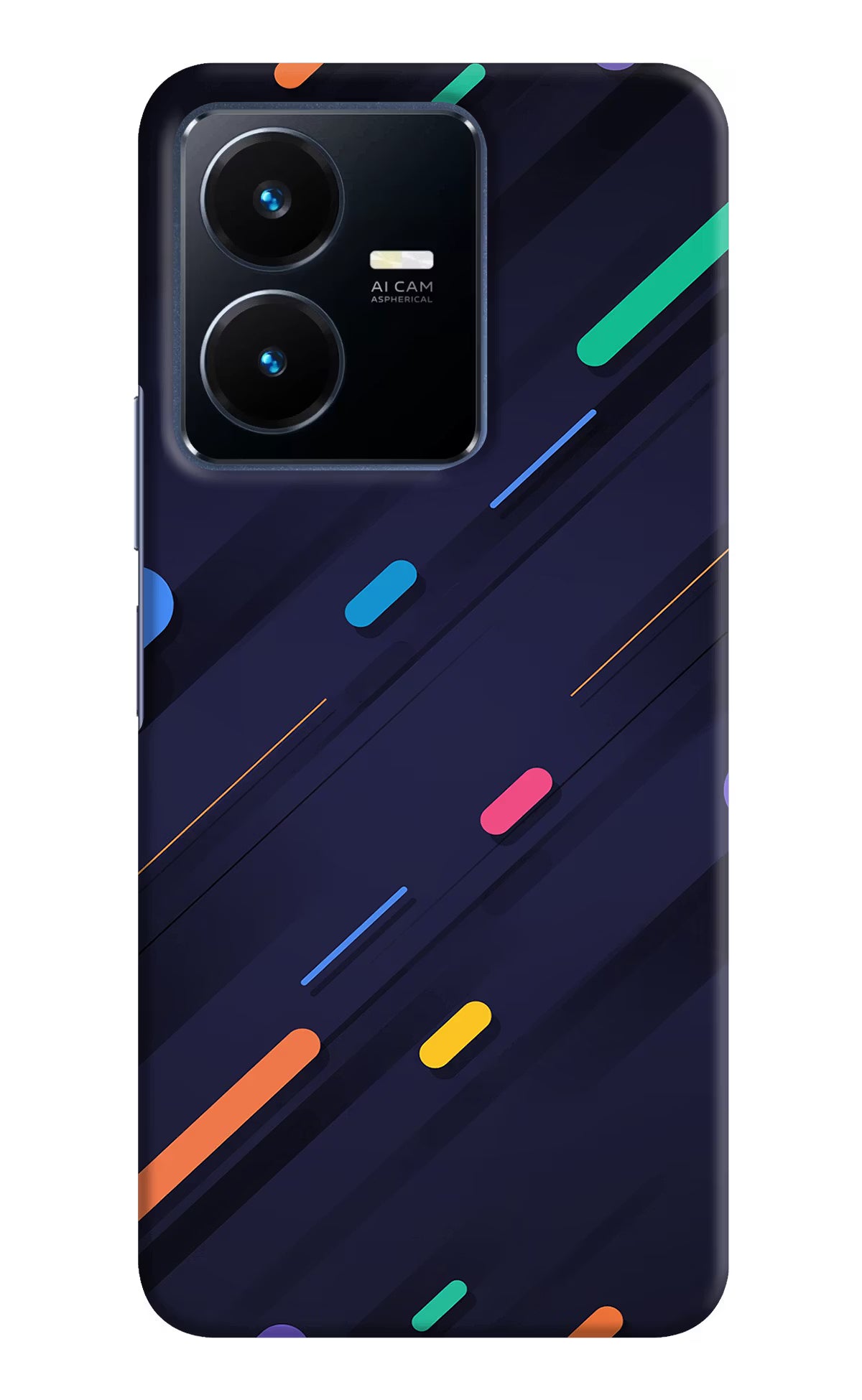 Abstract Design Vivo Y22 Hard Case Back Cover by Casekaro