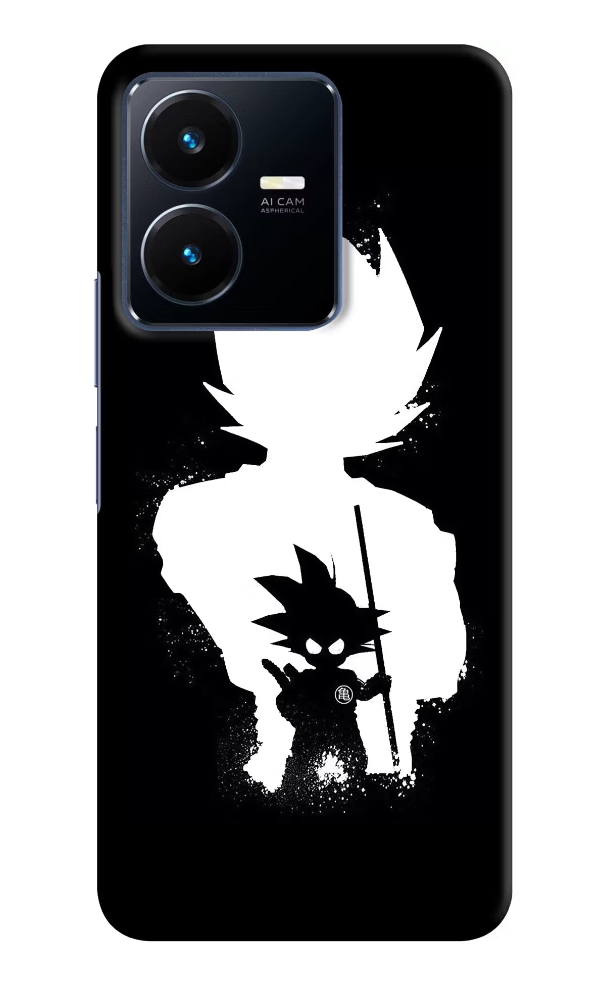 Goku Shadow Vivo Y22 Hard Case Back Cover by Casekaro