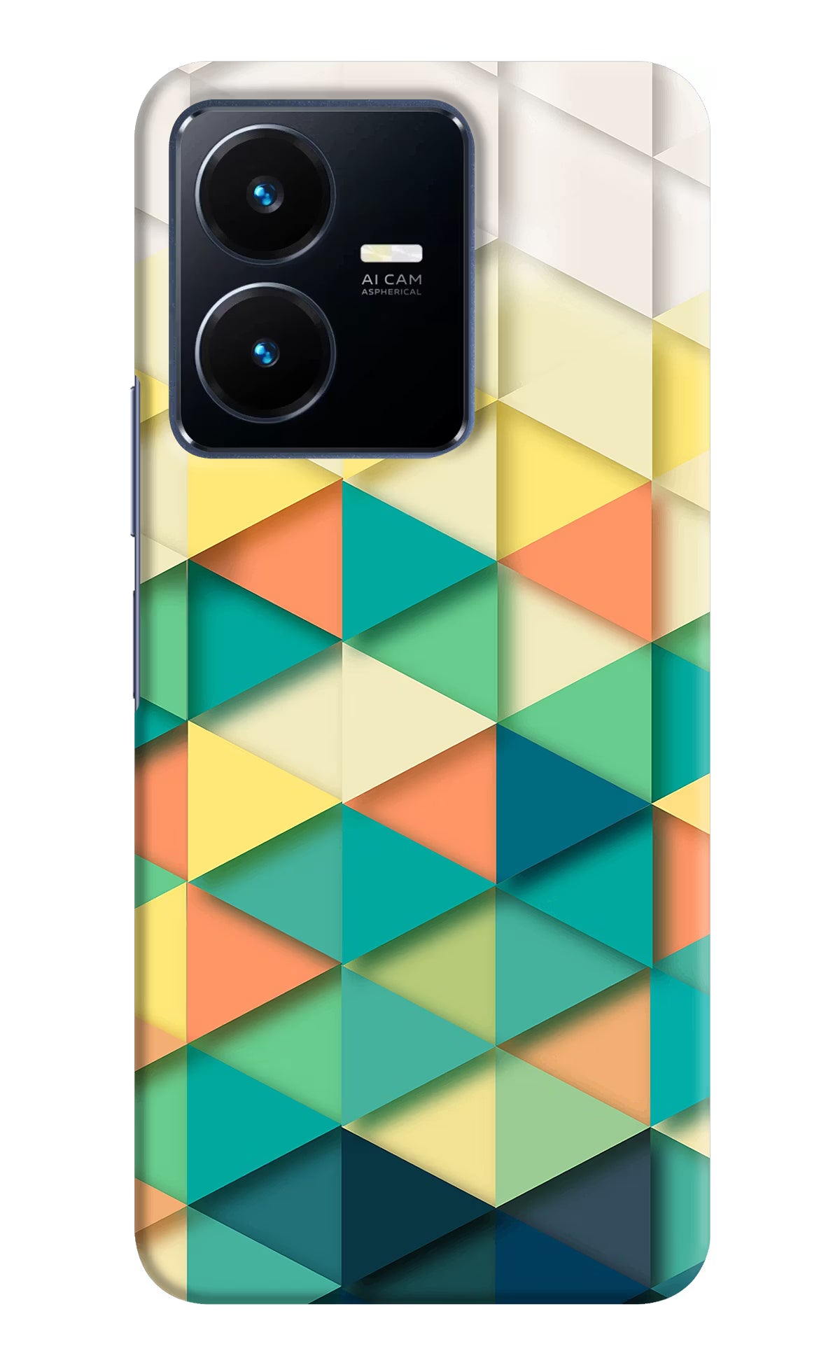 Abstract Vivo Y22 Hard Case Back Cover by Casekaro