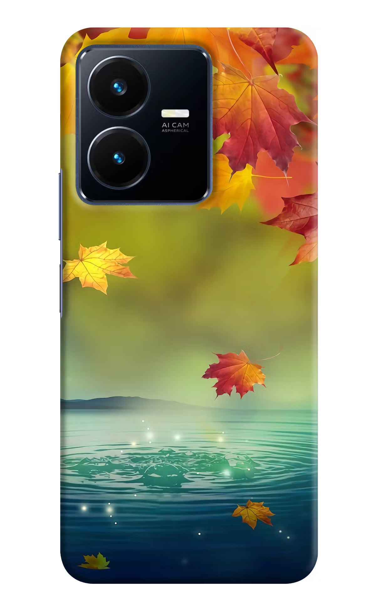 Flowers Vivo Y22 Hard Case Back Cover by Casekaro