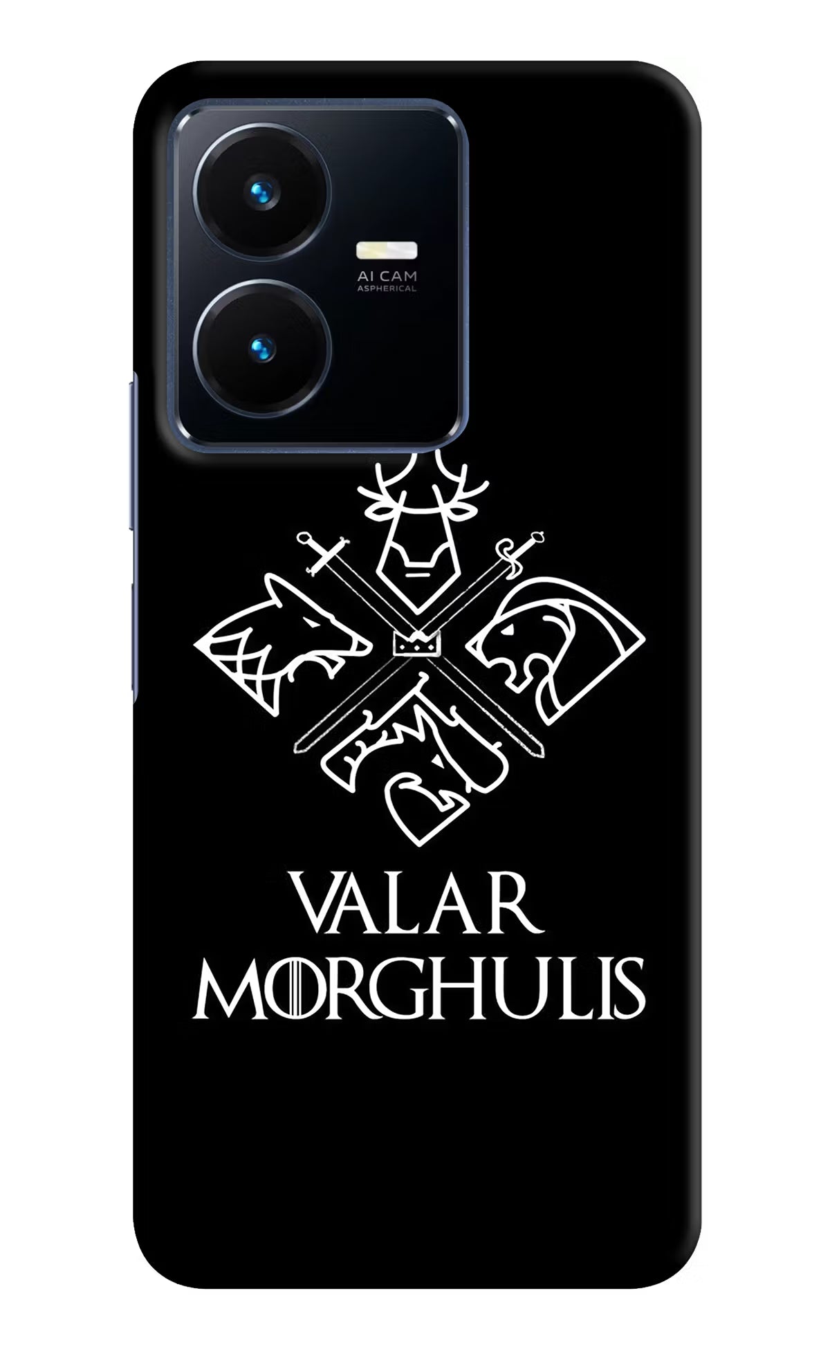 Valar Morghulis | Game Of Thrones Vivo Y22 Hard Case Back Cover by Casekaro