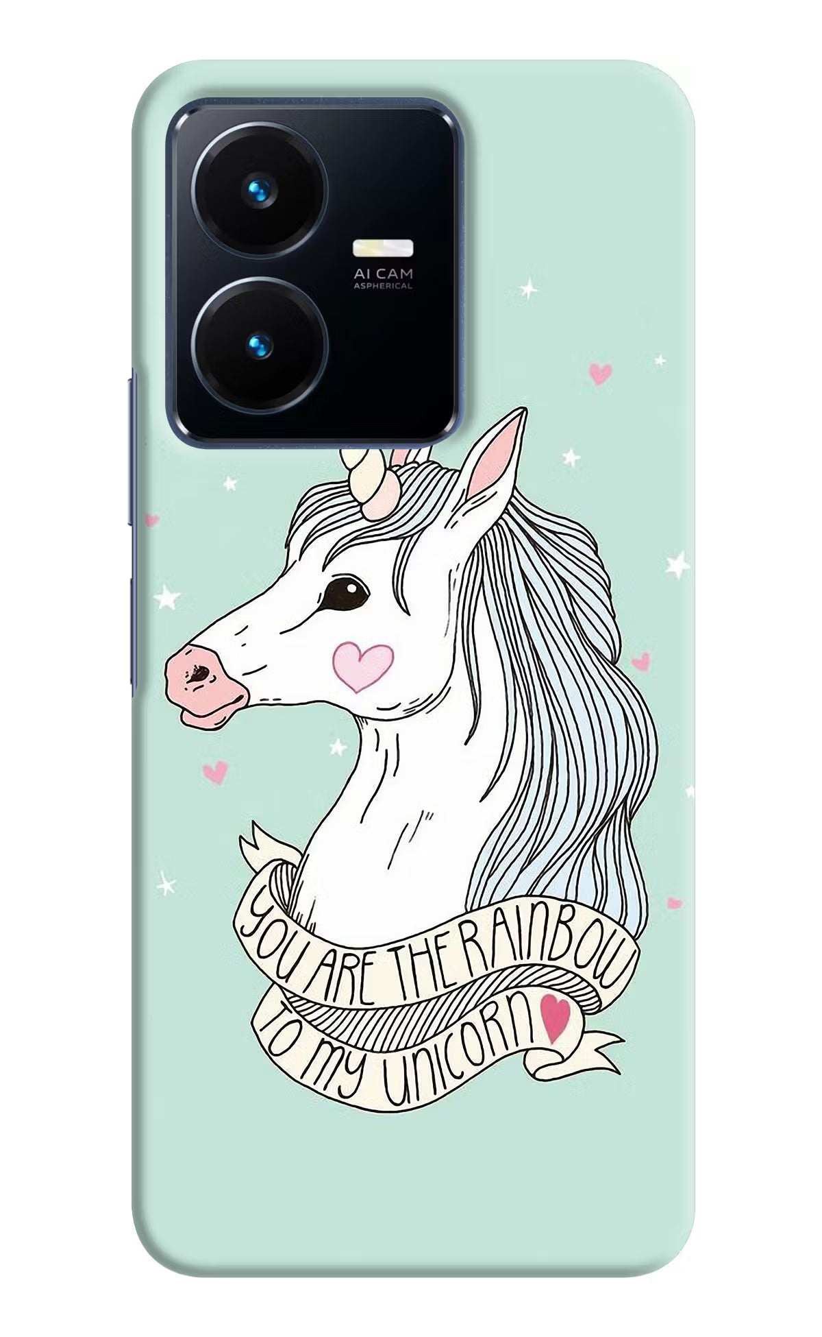 Unicorn Wallpaper Vivo Y22 Hard Case Back Cover by Casekaro