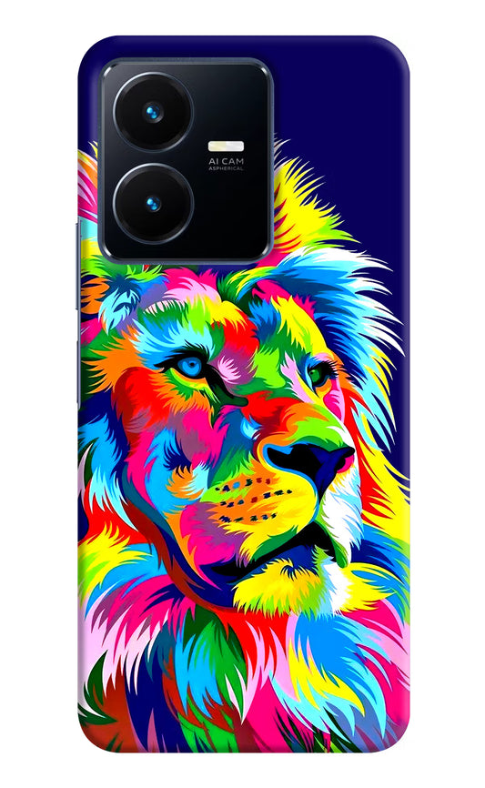 Vector Art Lion Vivo Y22 Hard Case Back Cover by Casekaro