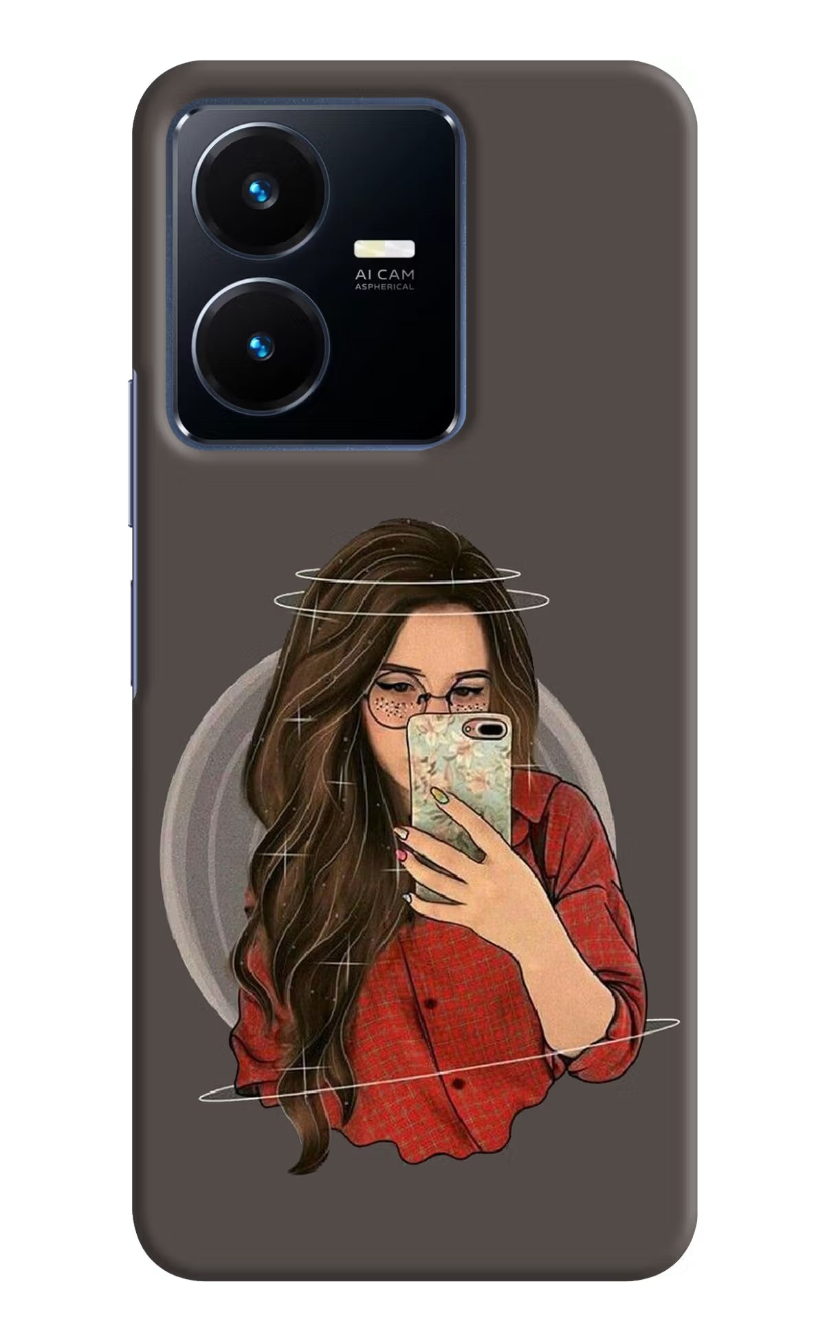 Selfie Queen Vivo Y22 Hard Case Back Cover by Casekaro