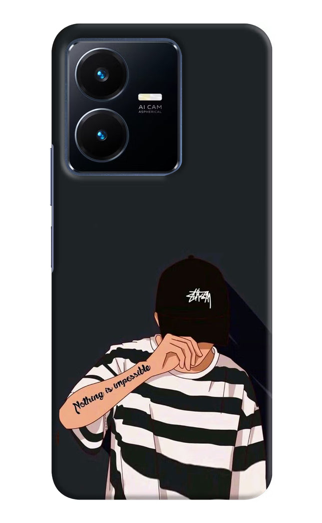 Aesthetic Boy Vivo Y22 Hard Case Back Cover by Casekaro
