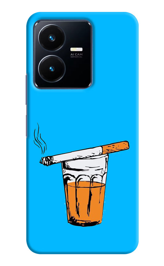 Chai Sutta Vivo Y22 Hard Case Back Cover by Casekaro