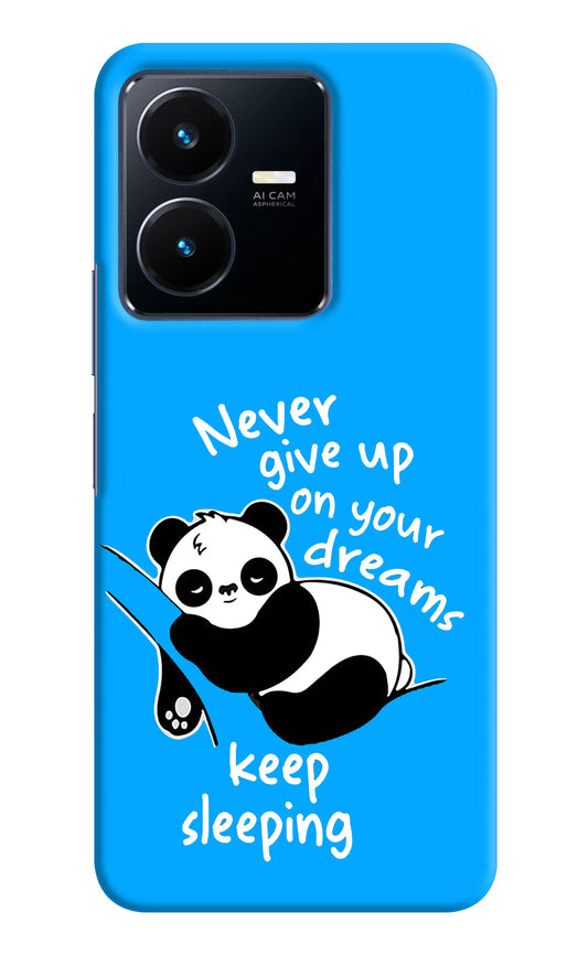 Keep Sleeping Vivo Y22 Hard Case Back Cover by Casekaro