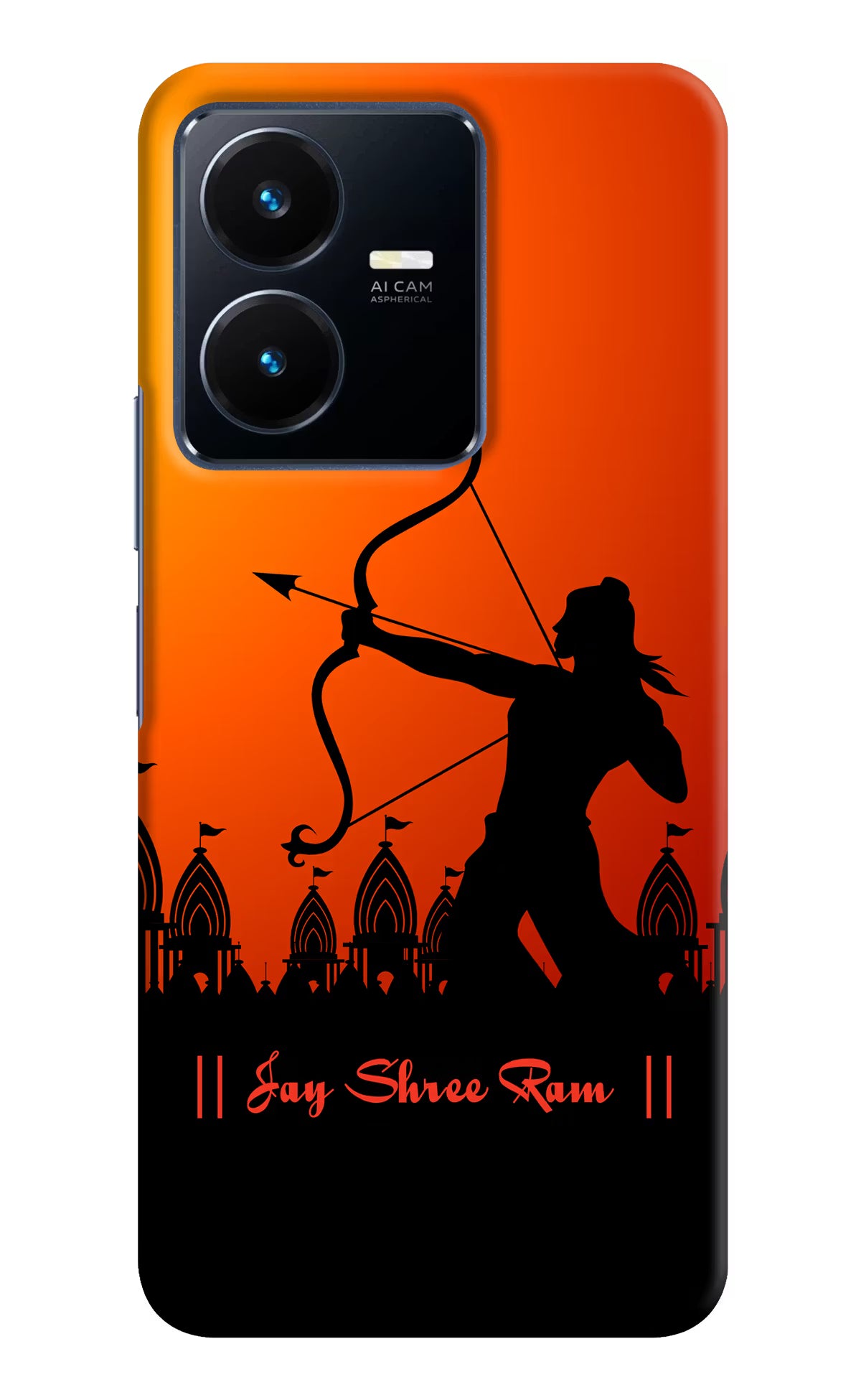 Lord Ram - 4 Vivo Y22 Hard Case Back Cover by Casekaro