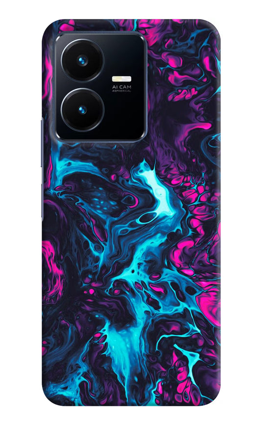 Abstract Vivo Y22 Hard Case Back Cover by Casekaro