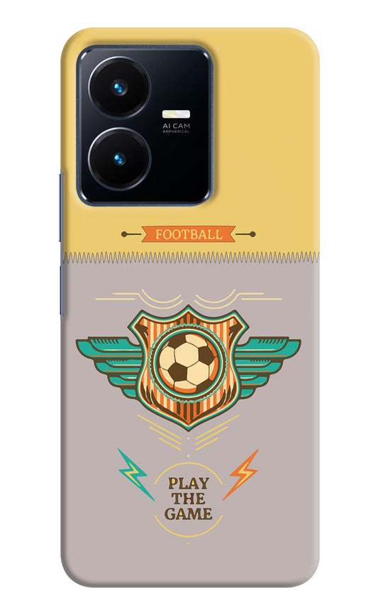 Football Vivo Y22 Hard Case Back Cover by Casekaro