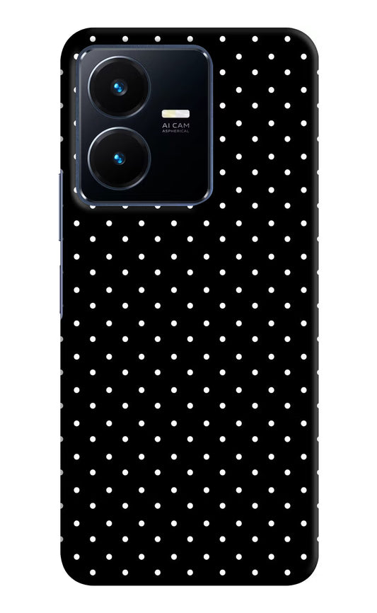 White Dots Vivo Y22 Hard Case Back Cover by Casekaro