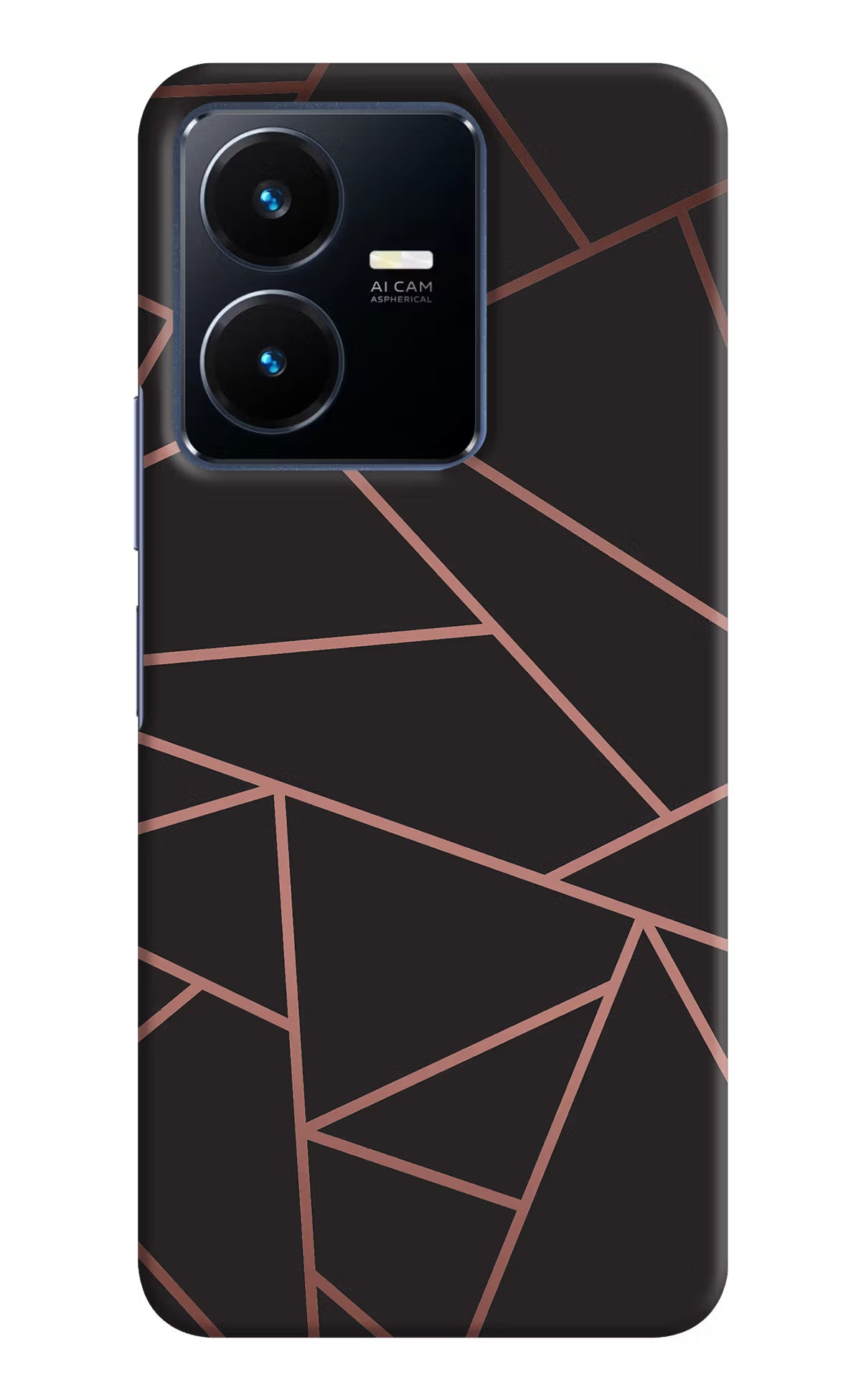 Geometric Pattern Vivo Y22 Hard Case Back Cover by Casekaro