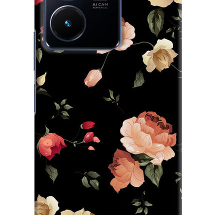 Flowers Vivo Y22 Hard Case Back Cover by Casekaro