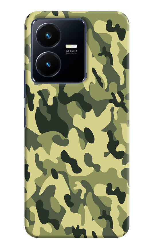 Camouflage Vivo Y22 Hard Case Back Cover by Casekaro