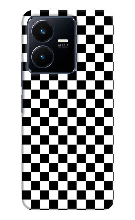 Chess Board Vivo Y22 Hard Case Back Cover by Casekaro
