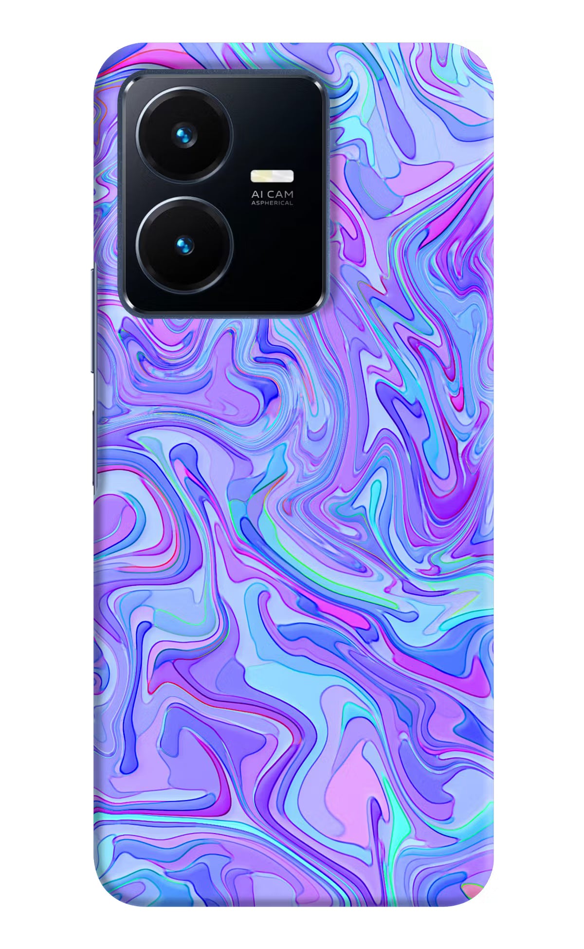 Glitter Vivo Y22 Hard Case Back Cover by Casekaro