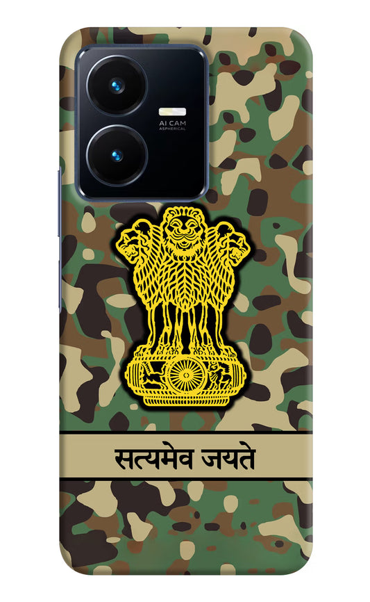 Satyamev Jayate Army Vivo Y22 Hard Case Back Cover by Casekaro