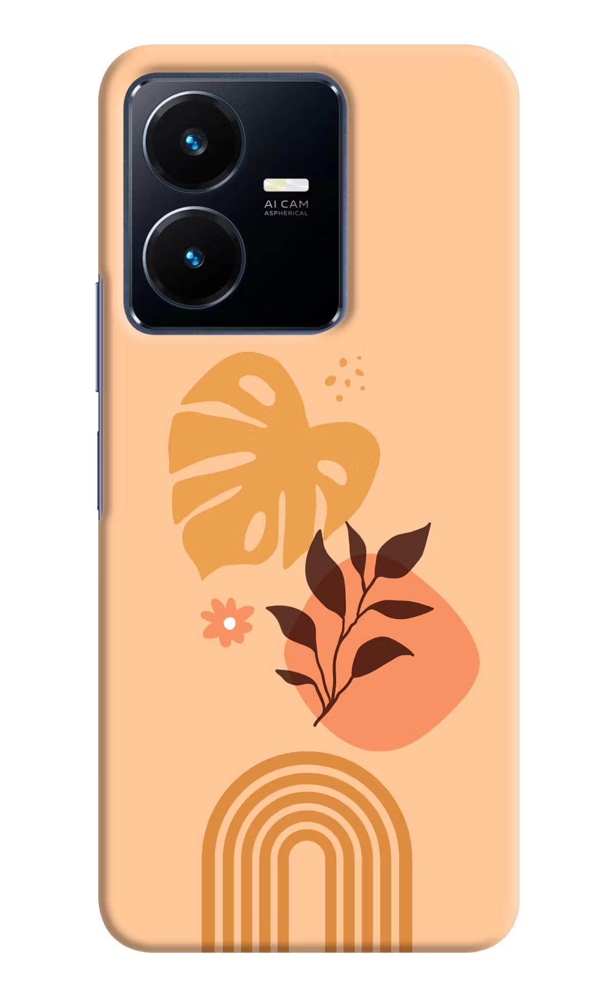 Bohemian Art Vivo Y22 Hard Case Back Cover by Casekaro