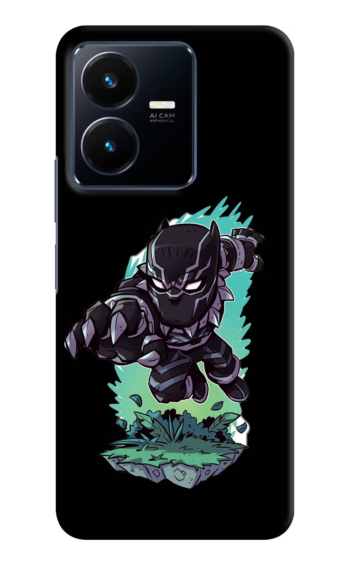 Black Panther Vivo Y22 Hard Case Back Cover by Casekaro