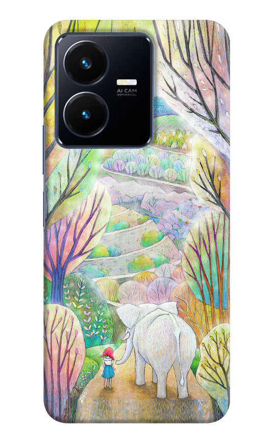 Nature Painting Vivo Y22 Hard Case Back Cover by Casekaro