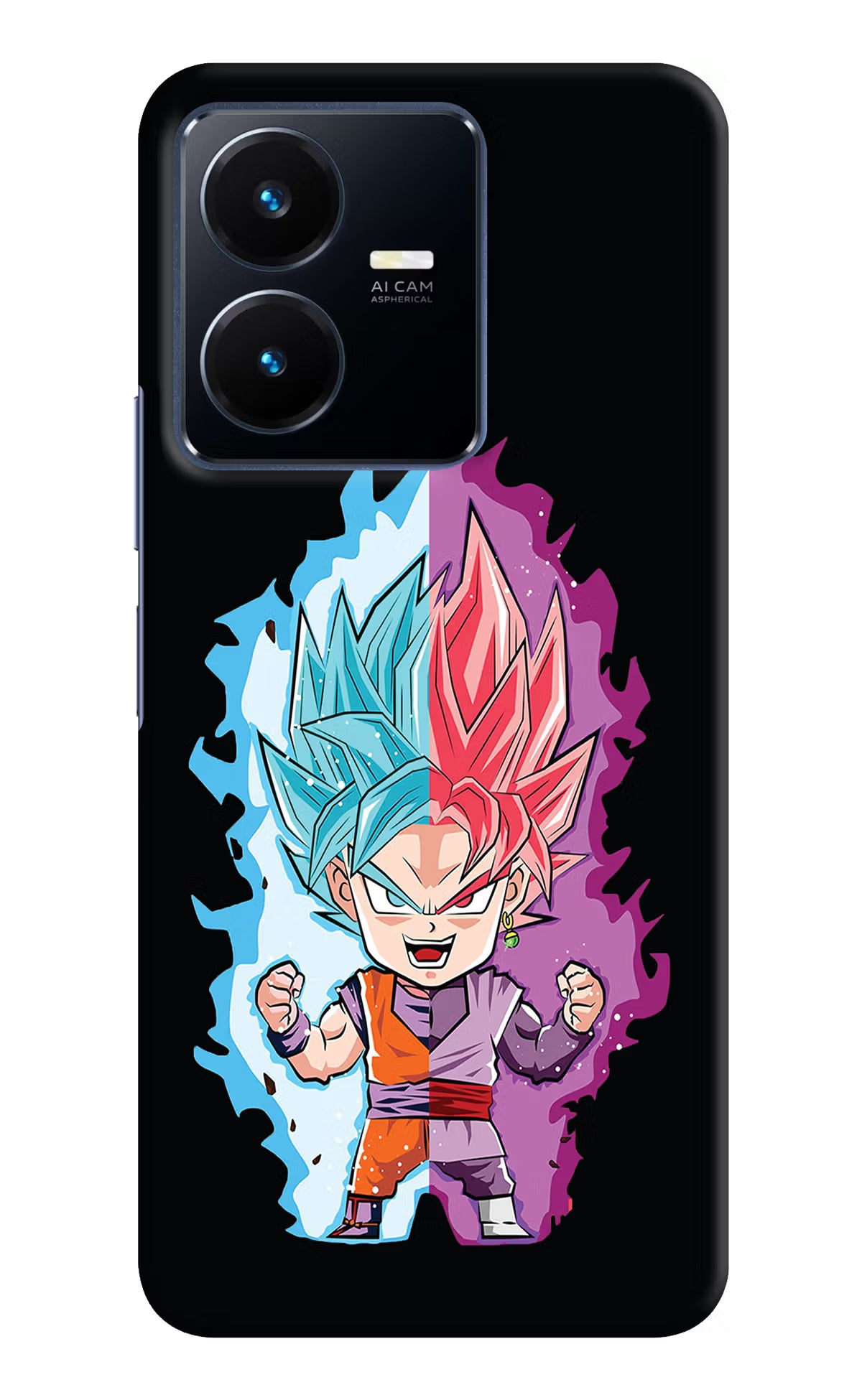 Chota Goku Vivo Y22 Hard Case Back Cover by Casekaro