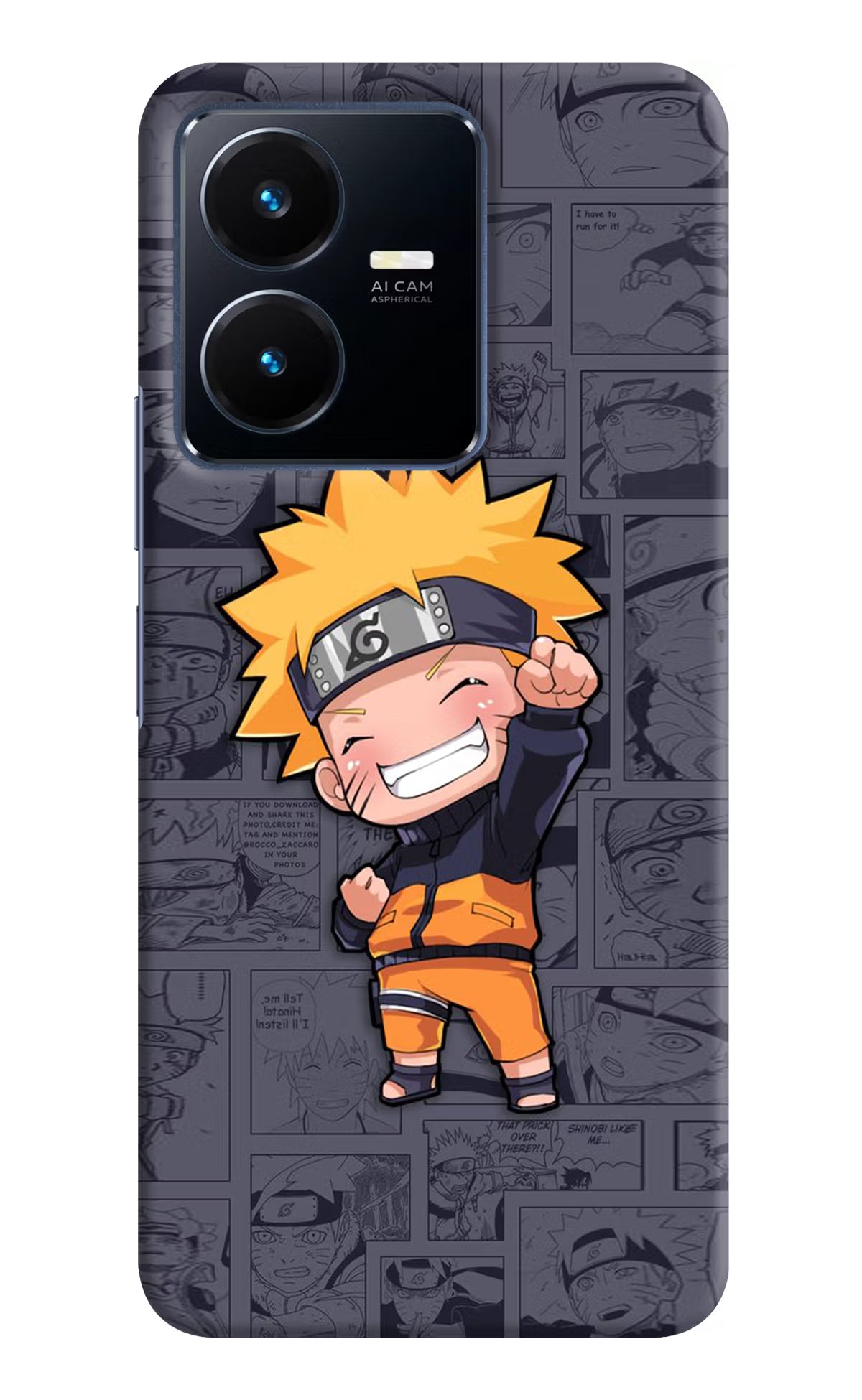 Chota Naruto Vivo Y22 Hard Case Back Cover by Casekaro
