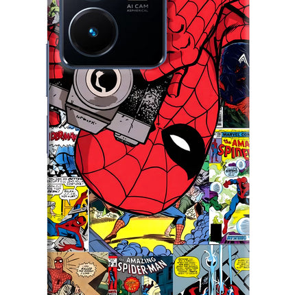 Spider Man Vivo Y22 Hard Case Back Cover by Casekaro