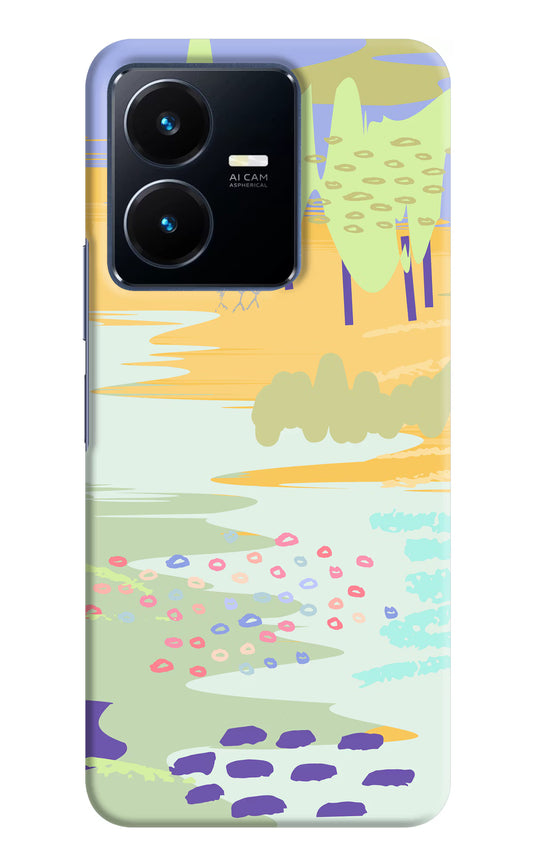 Scenery Vivo Y22 Hard Case Back Cover by Casekaro