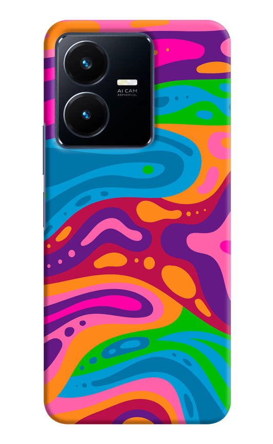 Trippy Pattern Vivo Y22 Hard Case Back Cover by Casekaro