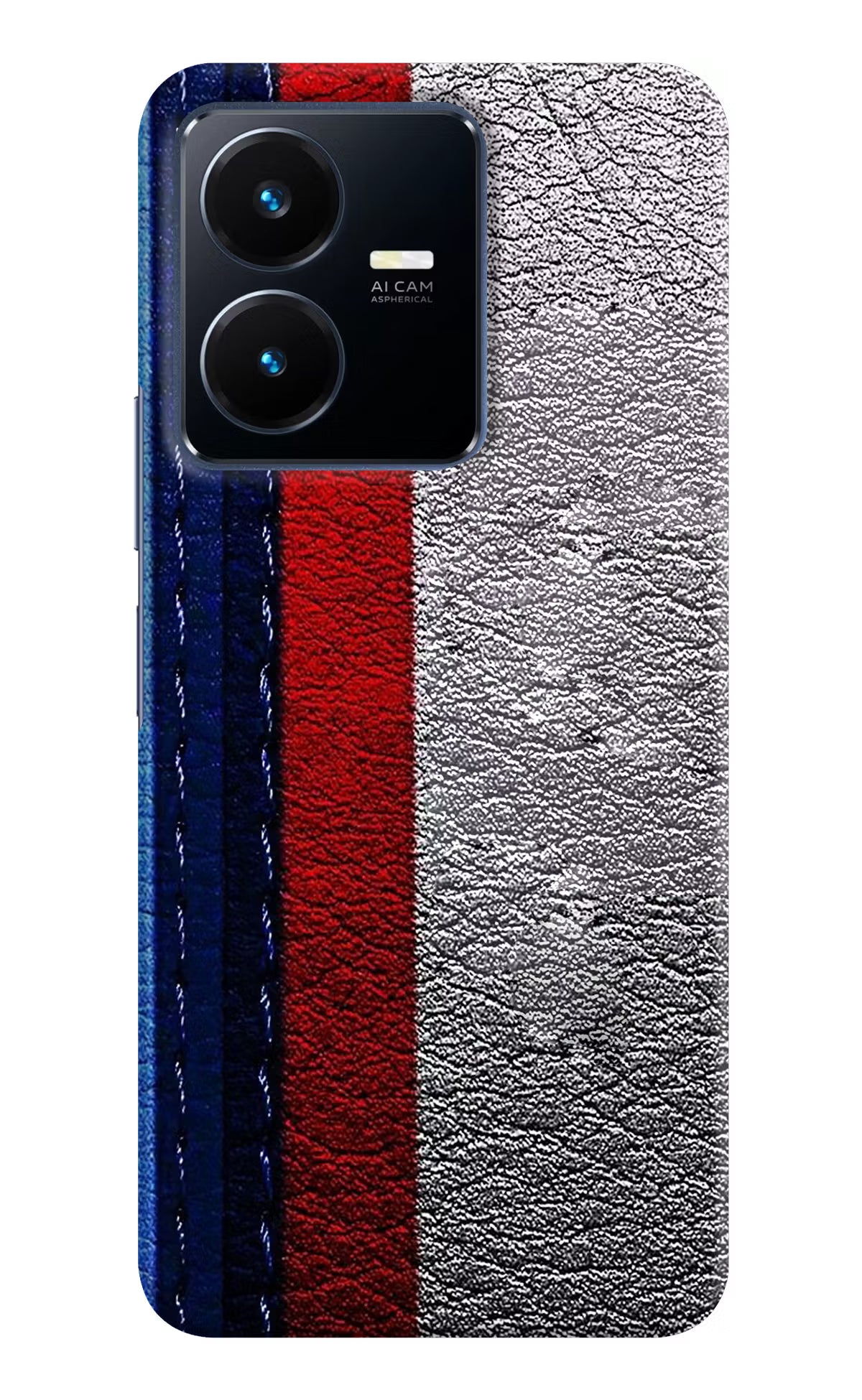 BMW Stripes Vivo Y22 Hard Case Back Cover by Casekaro