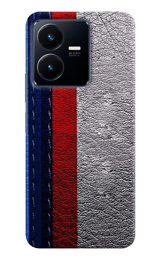 BMW Stripes Vivo Y22 Hard Case Back Cover by Casekaro