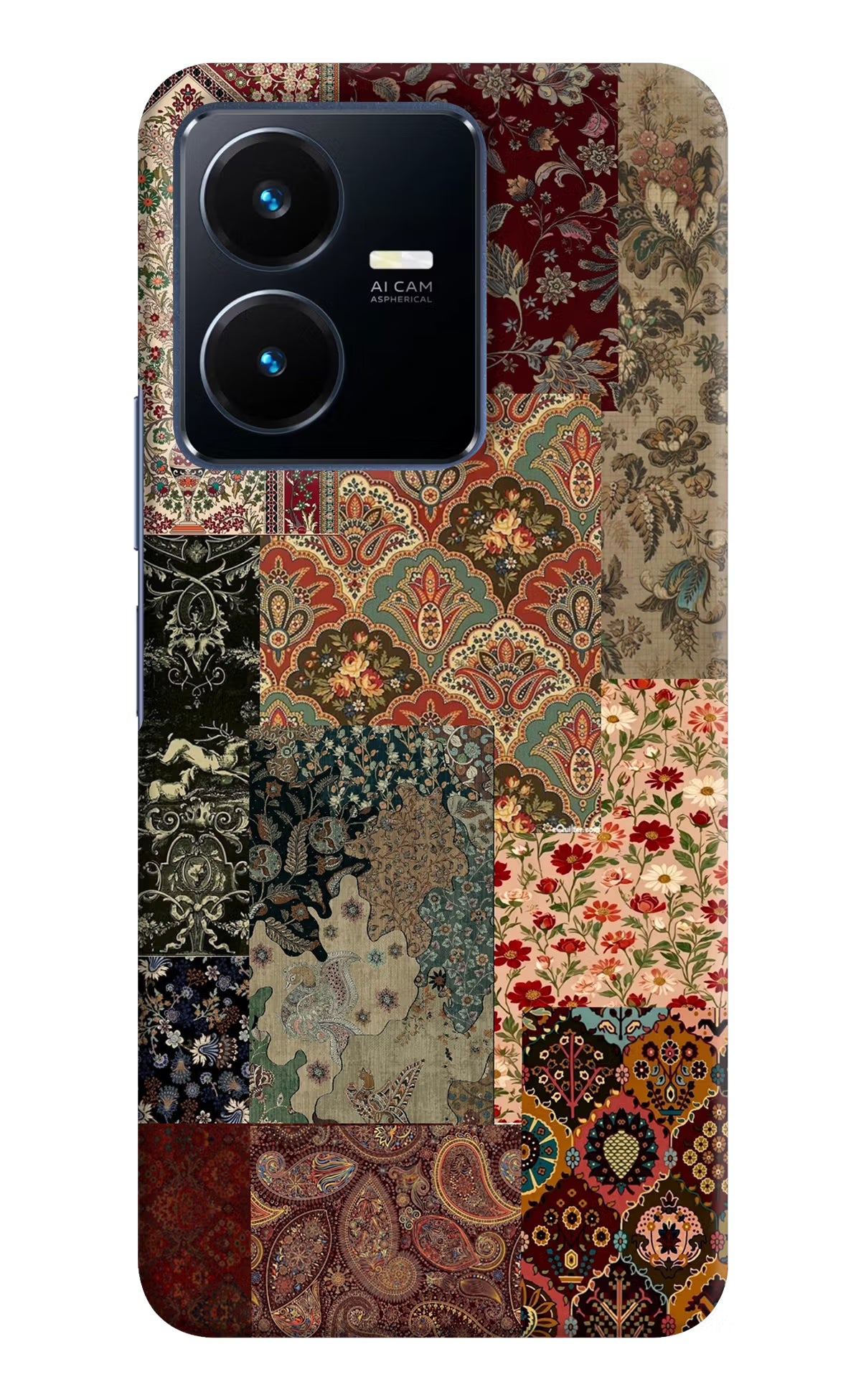 Desi Print Vivo Y22 Hard Case Back Cover by Casekaro