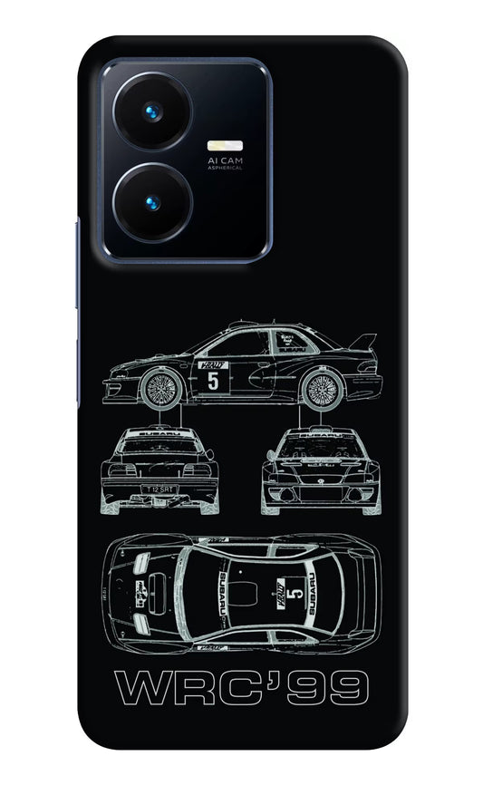 WRC'99 Vivo Y22 Hard Case Back Cover by Casekaro