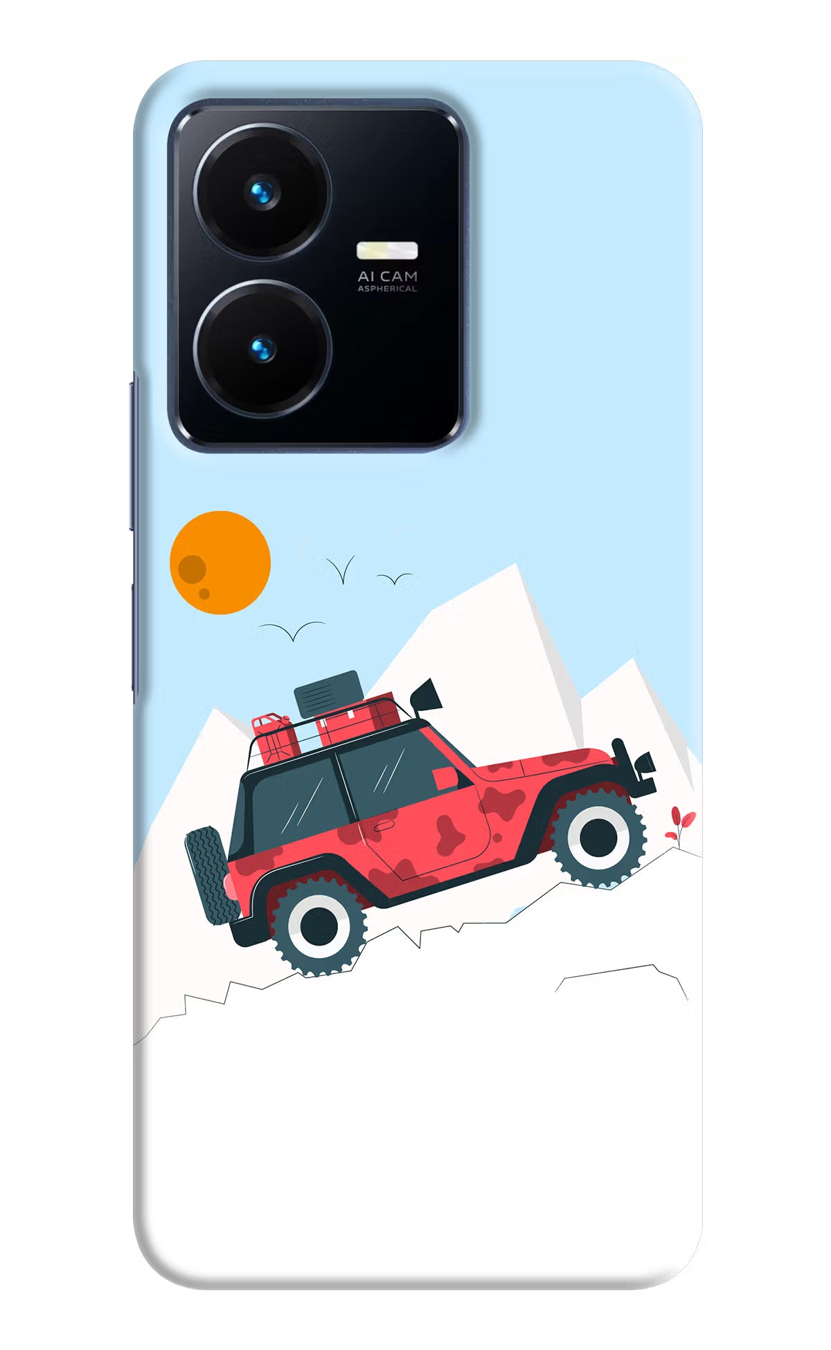 Mountain Trail Beast Vivo Y22 Hard Case Back Cover by Casekaro