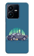 Retro Garage Vibe Vivo Y22 Hard Case Back Cover by Casekaro