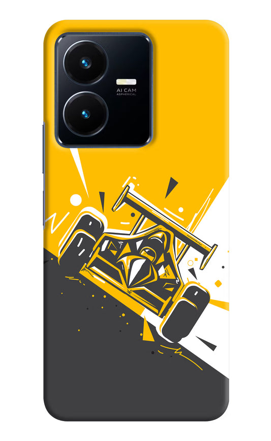 Track King Vivo Y22 Hard Case Back Cover by Casekaro