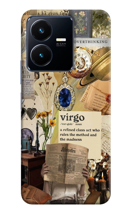 Virgo Zodiac Vivo Y22 Hard Case Back Cover by Casekaro