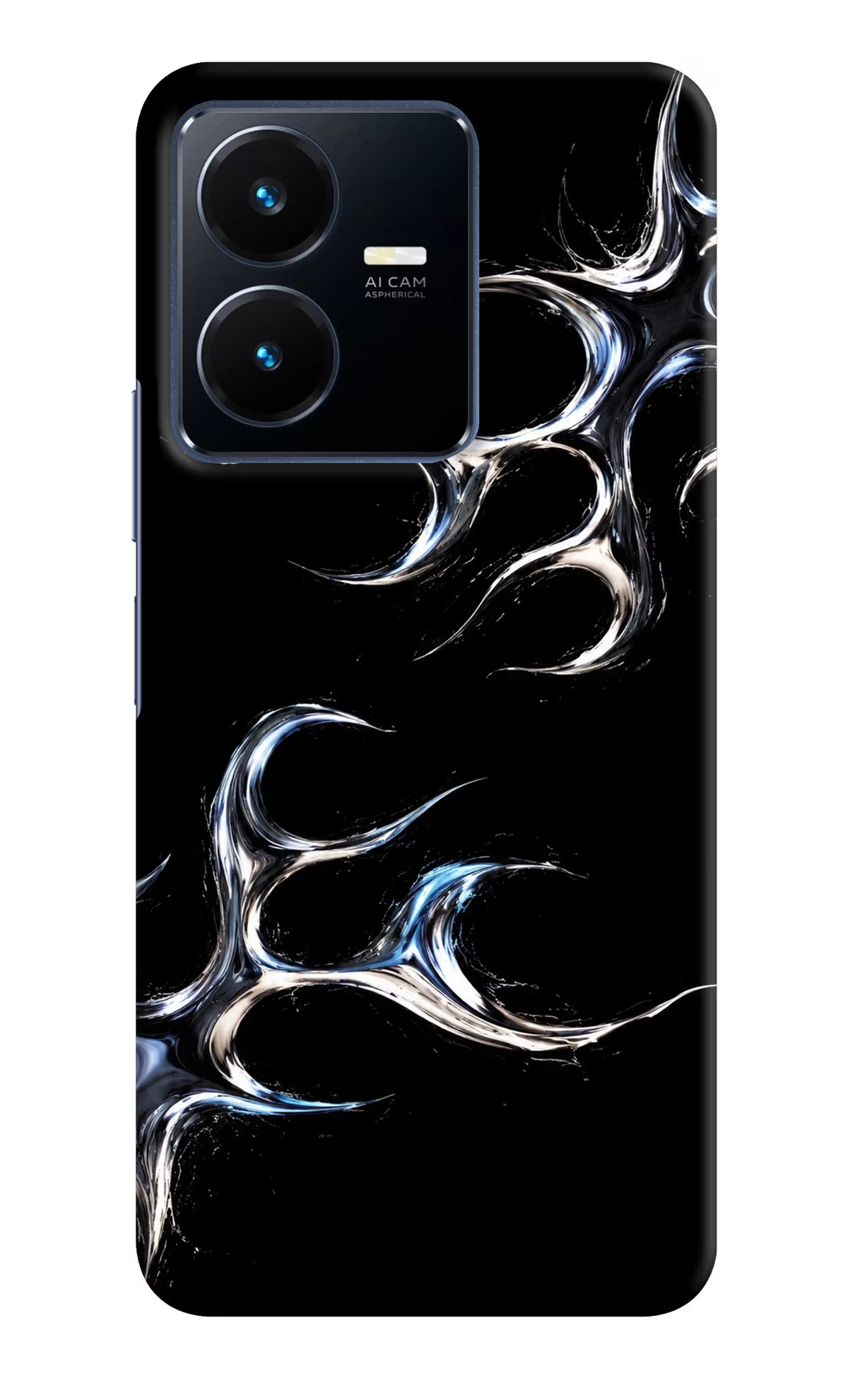 Chrome Tribal Vivo Y22 Hard Case Back Cover by Casekaro