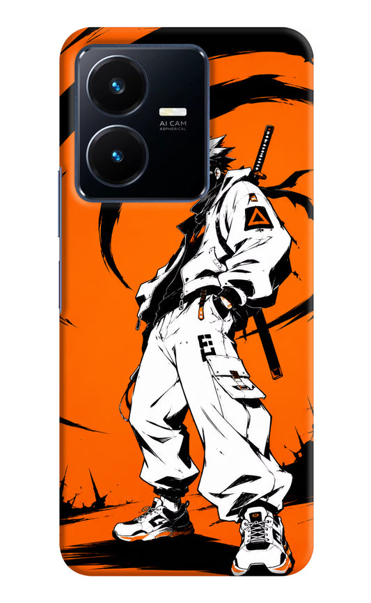 Street Samurai  Vivo Y22 Hard Case Back Cover by Casekaro