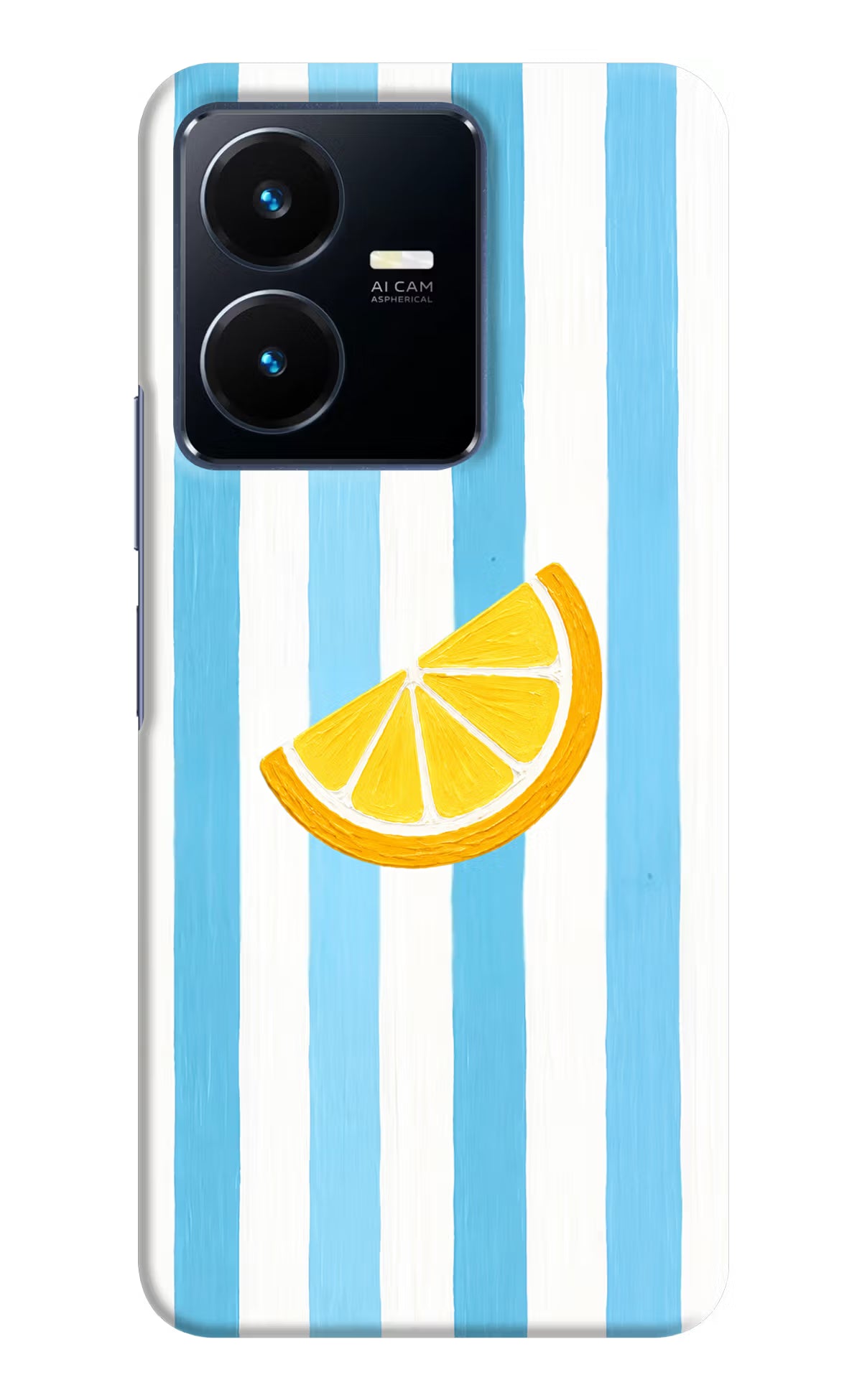 Summer Lemon Vivo Y22 Hard Case Back Cover by Casekaro
