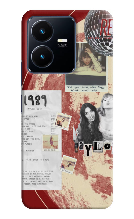 Taylor Swift Vivo Y22 Hard Case Back Cover by Casekaro
