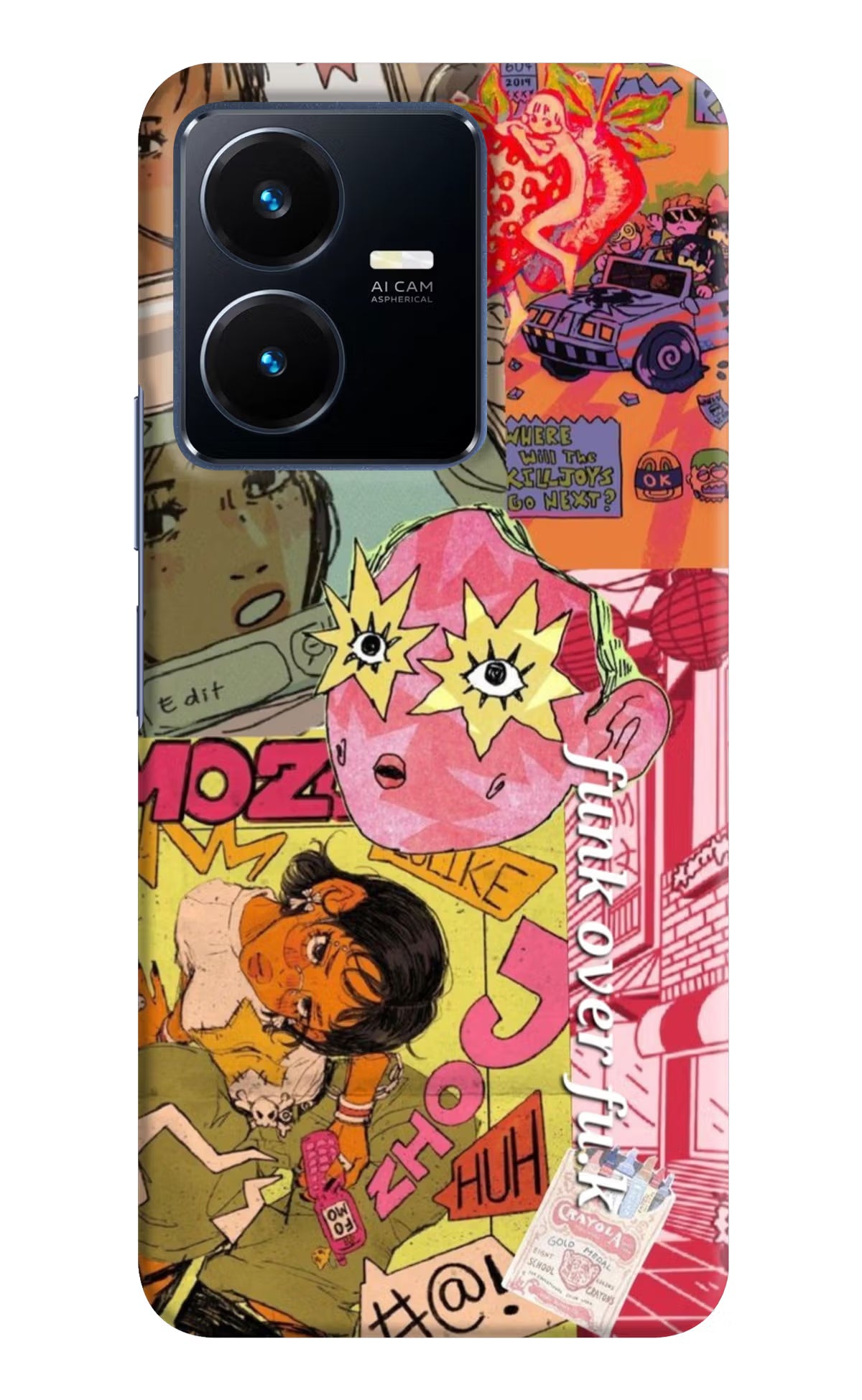 Funkover Vivo Y22 Back Cover