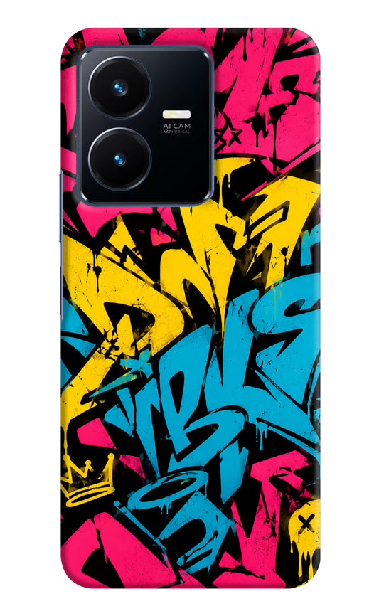 Graffiti Vibe Vivo Y22 Hard Case Back Cover by Casekaro