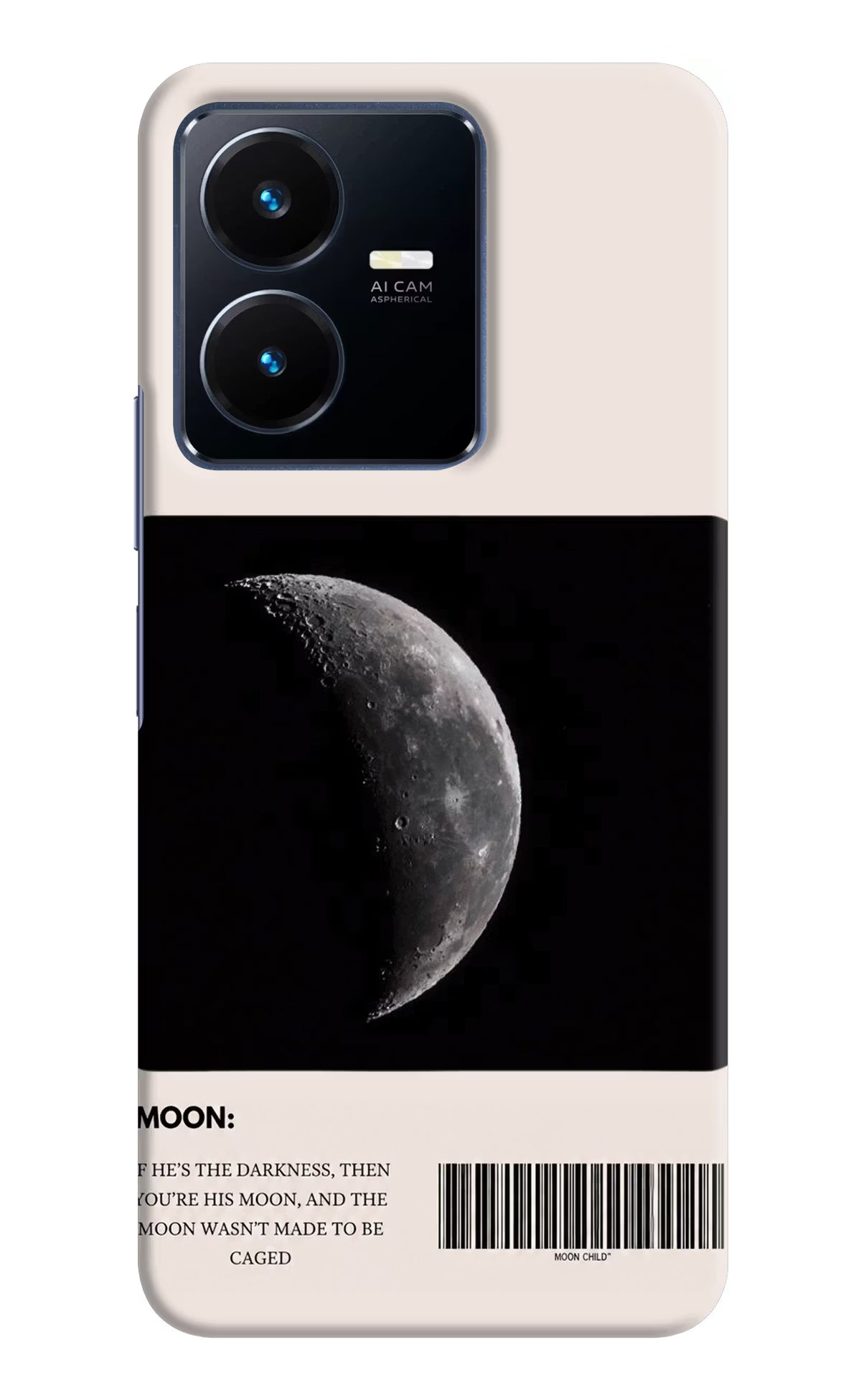 Moon Phase Vivo Y22 Back Cover