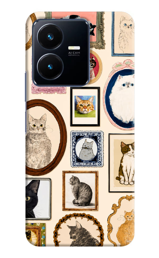 Mirror Cats Vivo Y22 Hard Case Back Cover by Casekaro