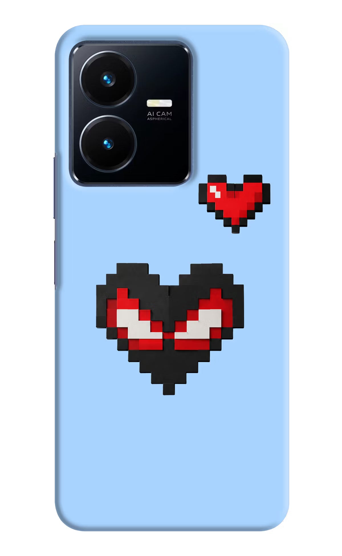 Peter Heart Vivo Y22 Back Cover