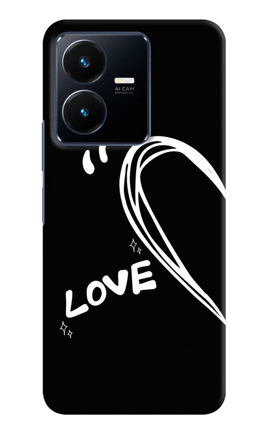 Love Line Vivo Y22 Hard Case Back Cover by Casekaro