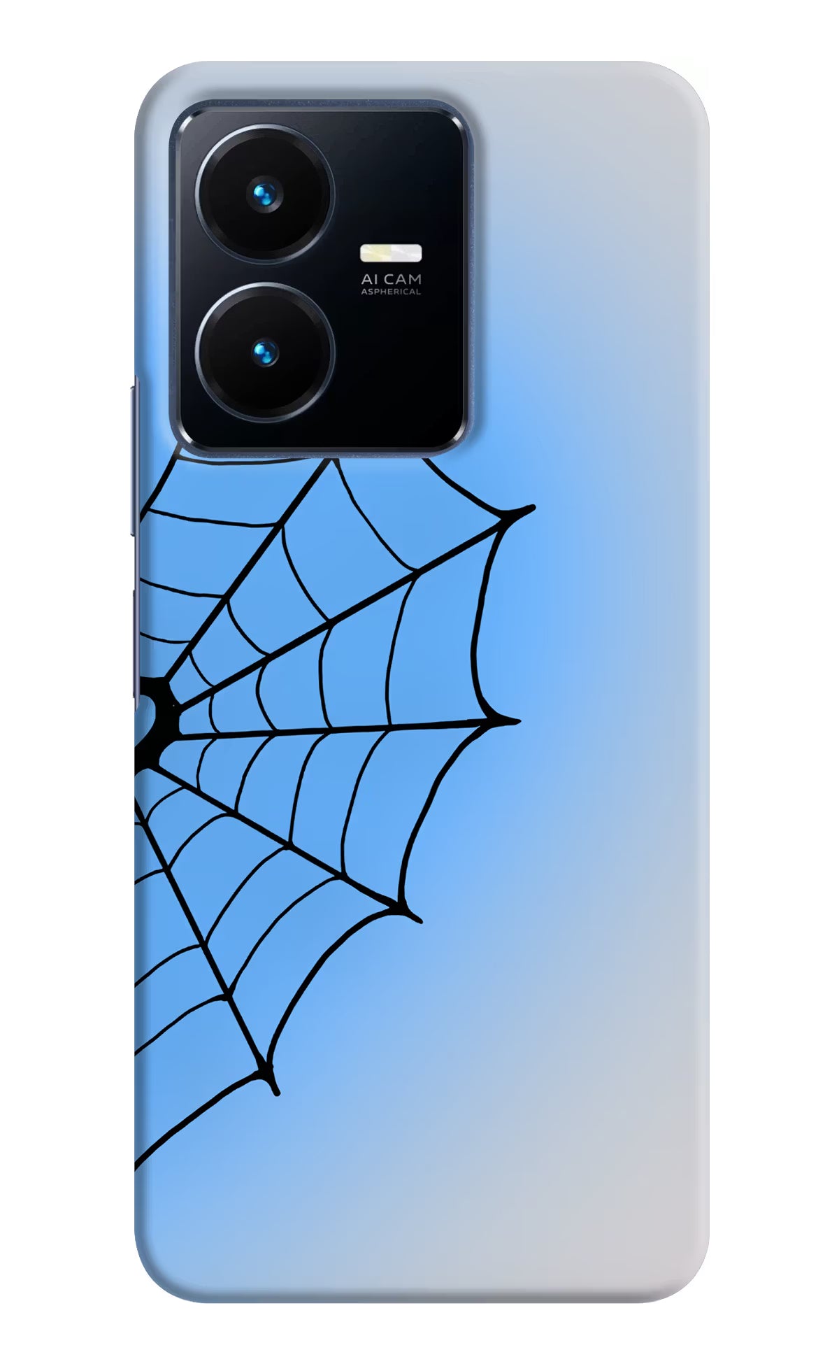 Blue Web Vivo Y22 Back Cover