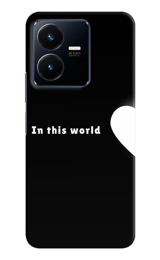 This World Vivo Y22 Hard Case Back Cover by Casekaro